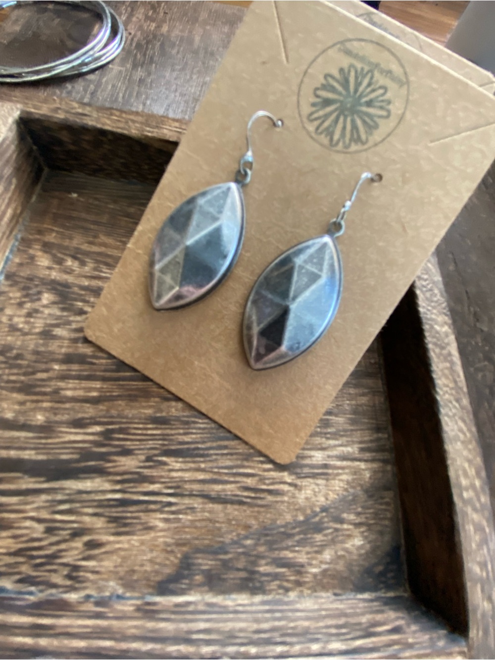 Gun Metal Boho Rodeo Chic Earrings